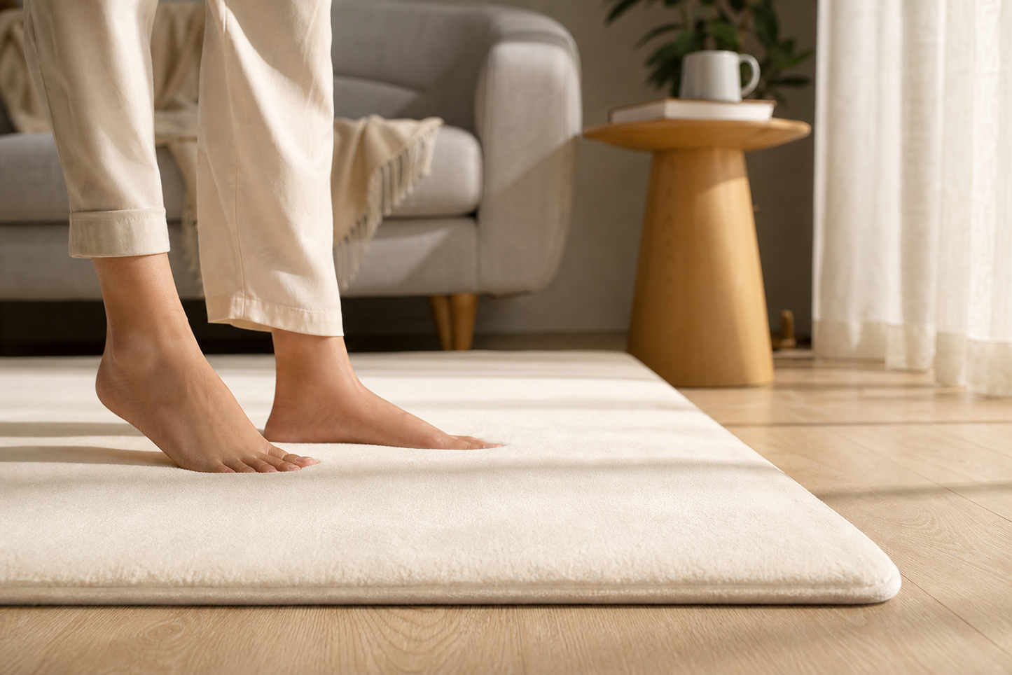 VIKAMA Soft Minimalist Rug